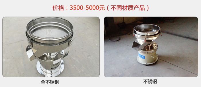 不同材质的产品价格范围在：3500-5000元之间