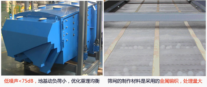 方形摇摆筛采用低噪声<75dB，地基动负荷。呕乩砭猓簧竿闹谱鞑牧鲜遣捎玫慕鹗舯嘀，处理量大。
