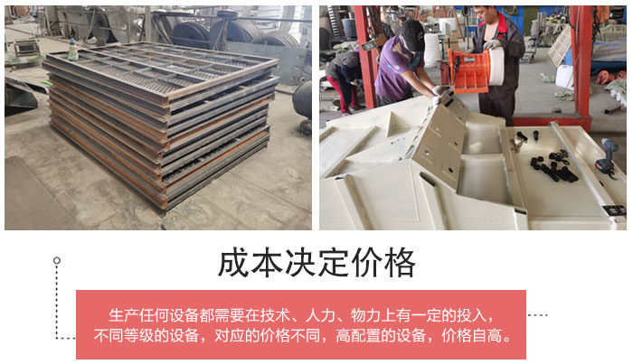 直线筛分机筛网，筛箱部件展示