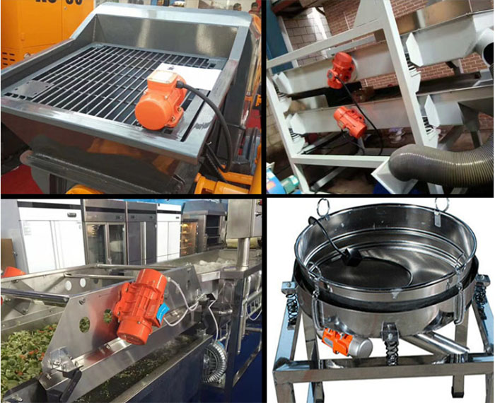 小型振动电机适用于直线筛，直排筛等